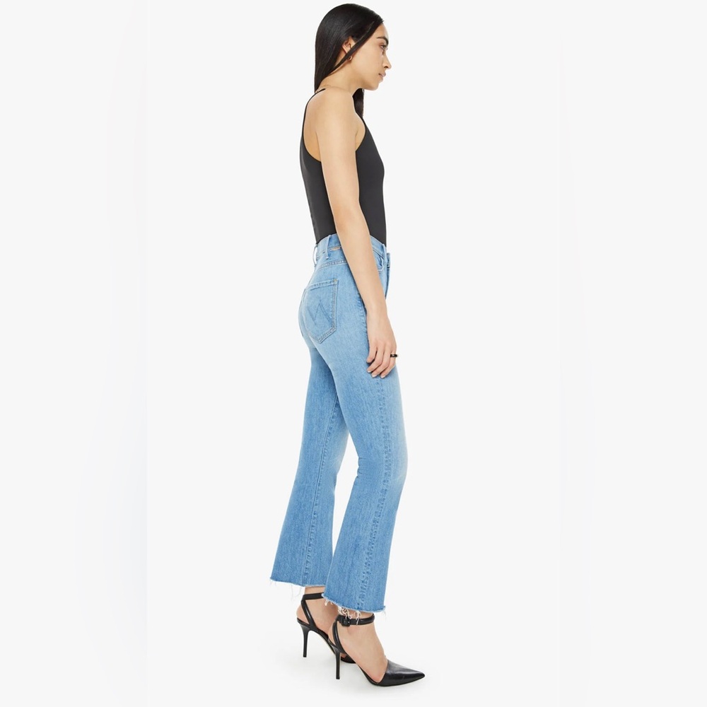 MOTHER High Rise Blue Jeans Flared